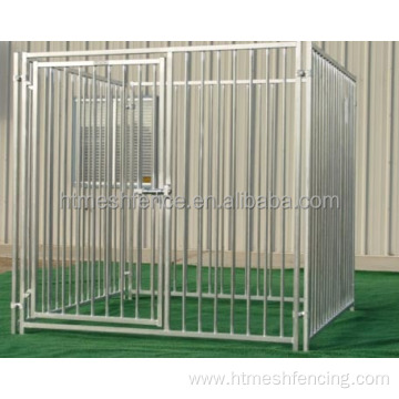 Bars Dog Kennel with Solid Metal Roof